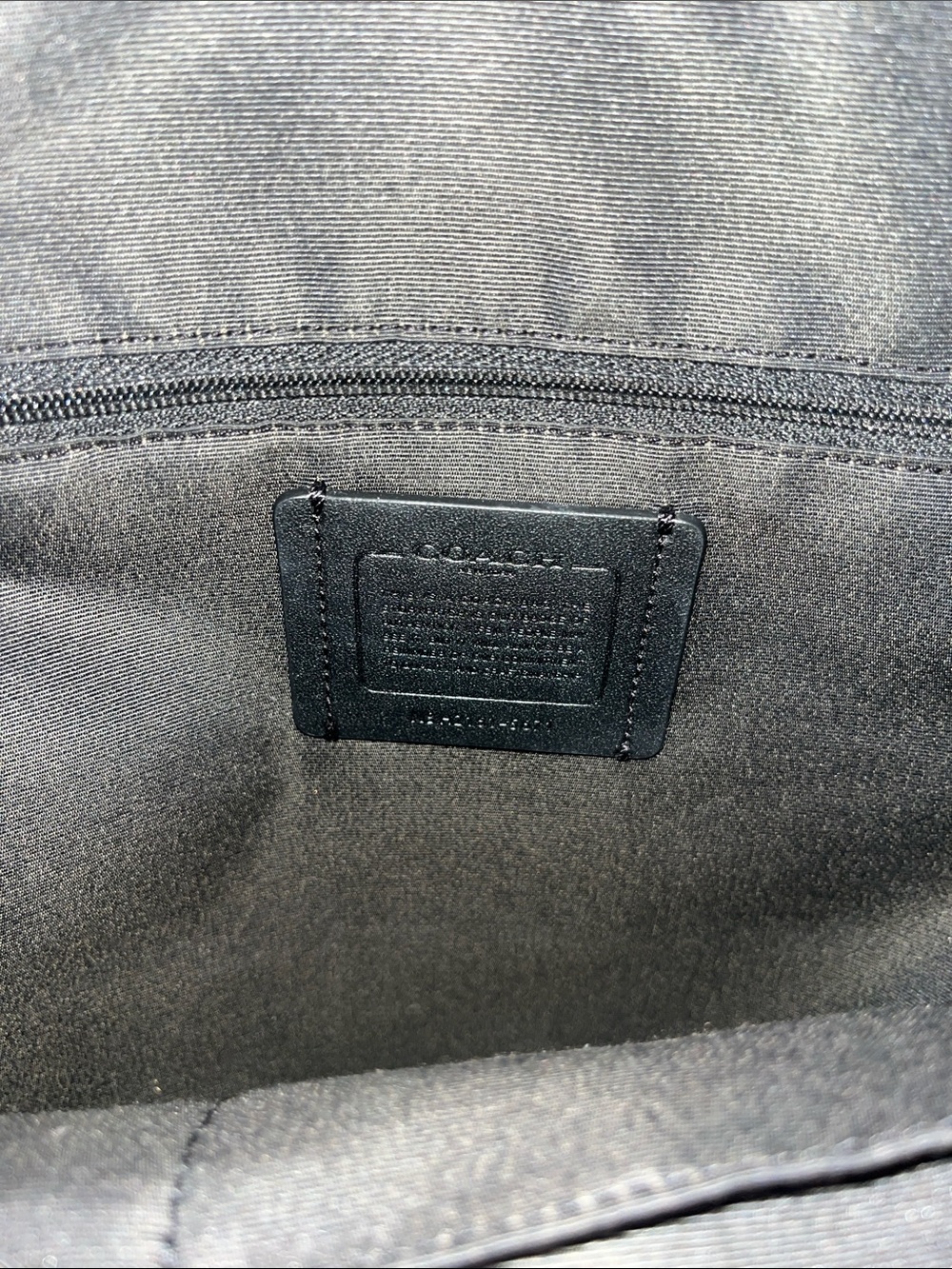 Coach Black Signature Canvas Mini Backpack - Picture 5 of 7